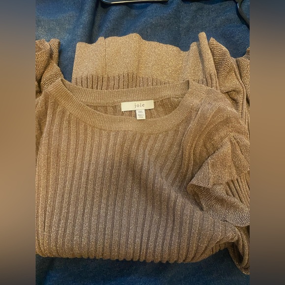 Joie XXS Gold top party festive mermaid sleeves - Picture 2 of 12